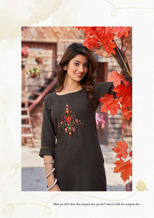 Parra Vesture Vol 4 Rayon Khatli Work Designer Kurti Collection